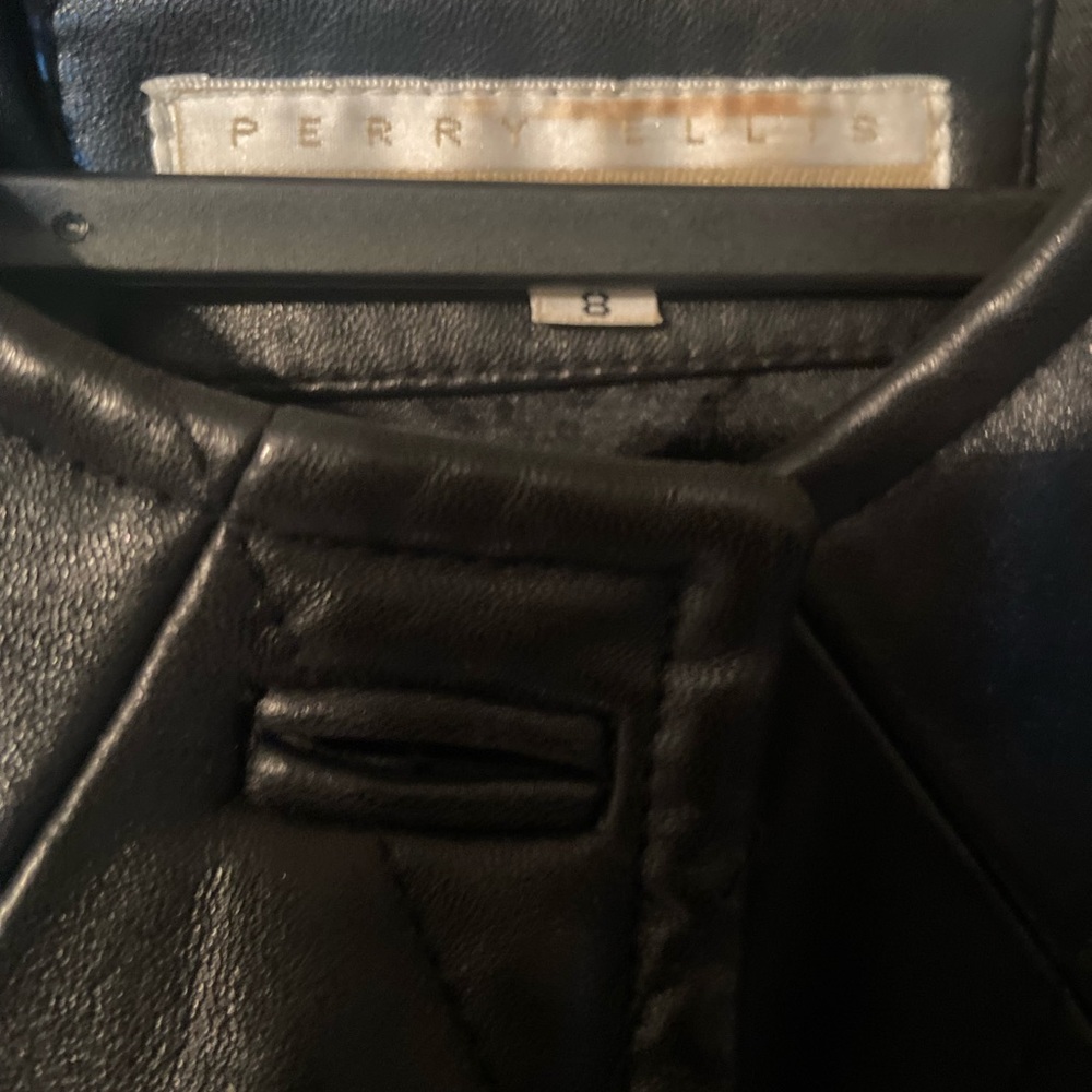 Perry Ellis Leather Jacket - Picture 3 of 3